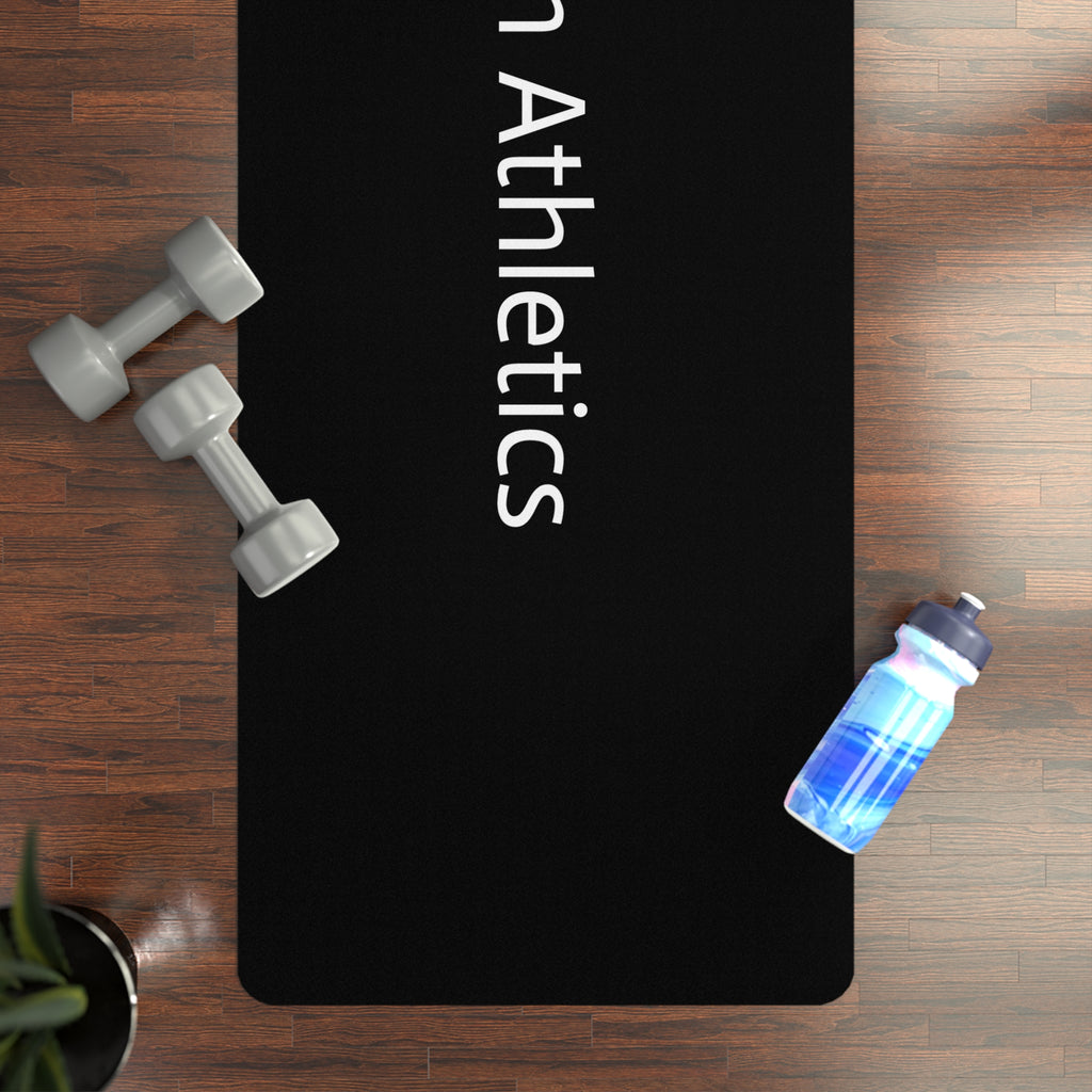 North Athletics Rubber Yoga Mat — Non-Slip Workout & Pilates Mat with Muscle Graphic