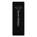 North Athletics Rubber Yoga Mat — Non-Slip Workout & Pilates Mat with Muscle Graphic