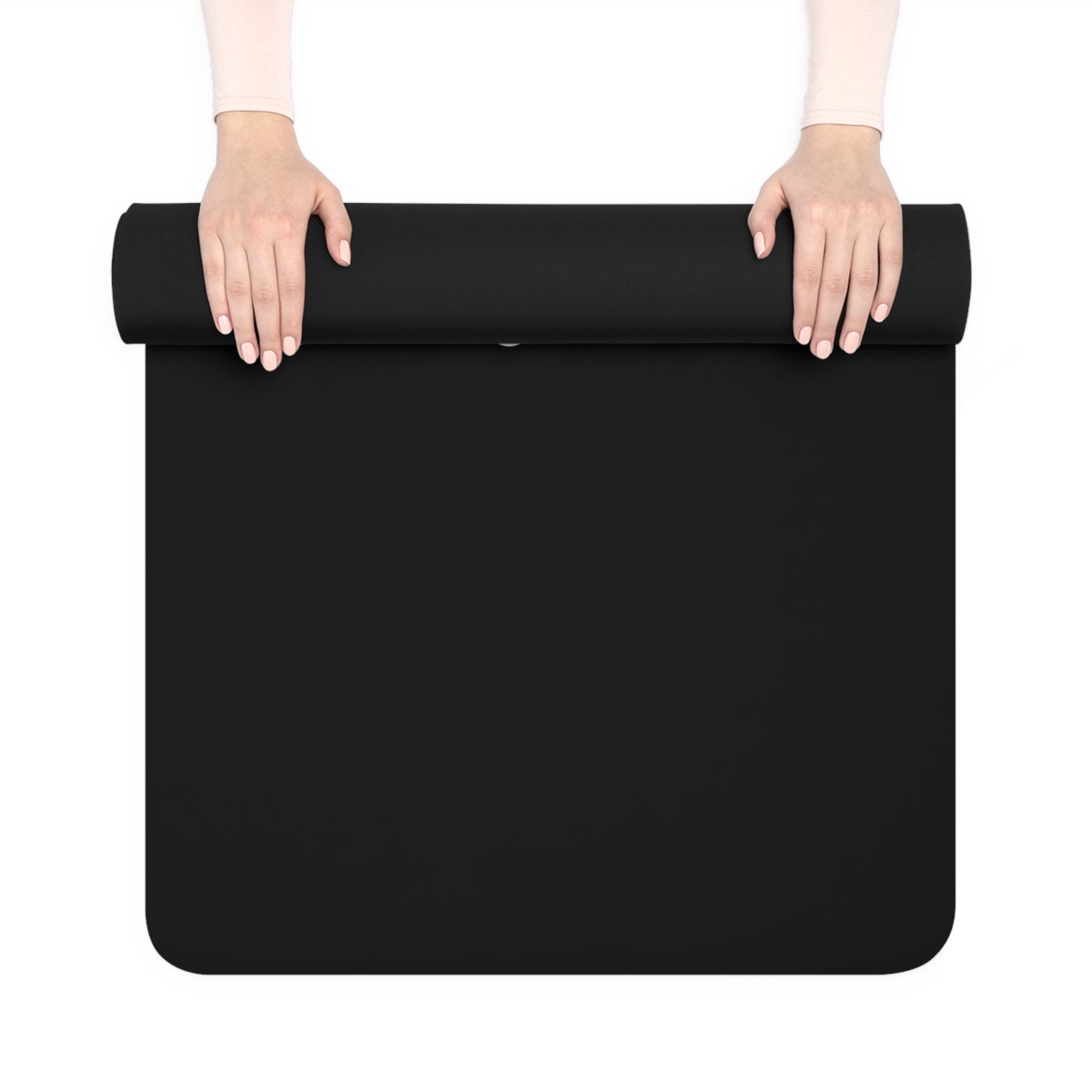 North Athletics Rubber Yoga Mat — Non-Slip Workout & Pilates Mat with Muscle Graphic